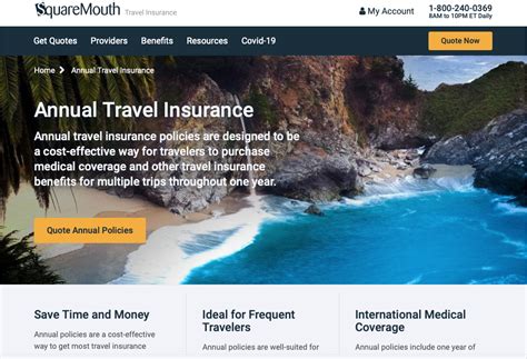 Squaremouth Travel Insurance Review Updated May 2023 Insuranceranked