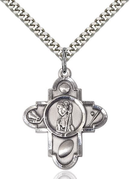 St Christopher 5 Way Pendant O Connors Church Supply