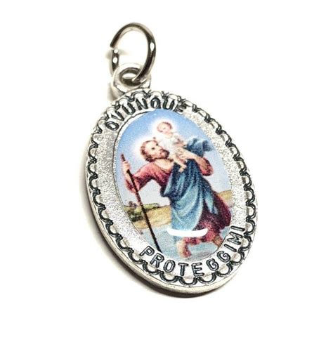 St Christopher Medal The Patron Saint Of Travelers Catholic Gifts