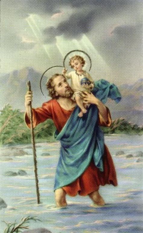 St Christopher Protect Us Catholic Images Saint Christopher