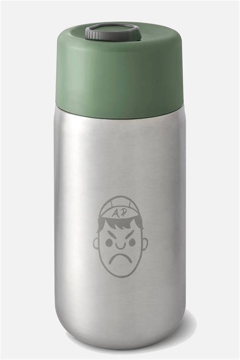 Stainless Steel Insulated Travel Cup Green By Angry Pablo