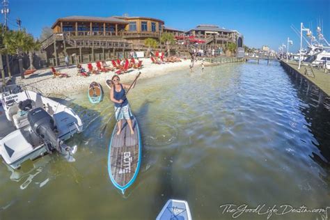 Stand Up Paddle Boarding On Destin Harbor The Good Life Destin