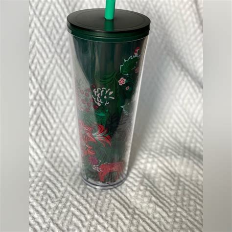 Starbucks Dining Nwt Starbucks 24Oz Coffee Travel Cup With Straw