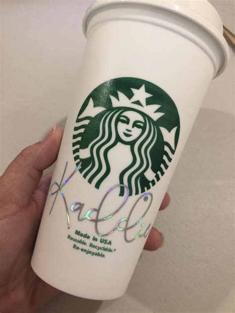 Starbucks Reusable Personalized Cups With Name 16Oz Cup Travel Mug