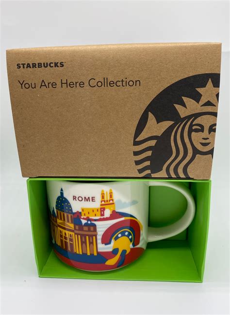 Starbucks You Are Here Collection Rome Italy Ceramic Coffee Mug New