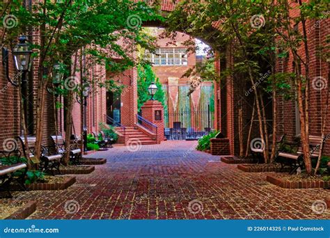 Steinman Park In Downtown Lancaster Pennsylvania Editorial