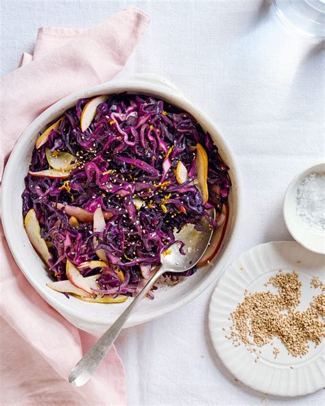 Stir Fried Red Cabbage With Pear And Five Spice Delicious Magazine