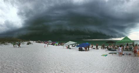 Storm On The Beach In Destin Fl R Weather