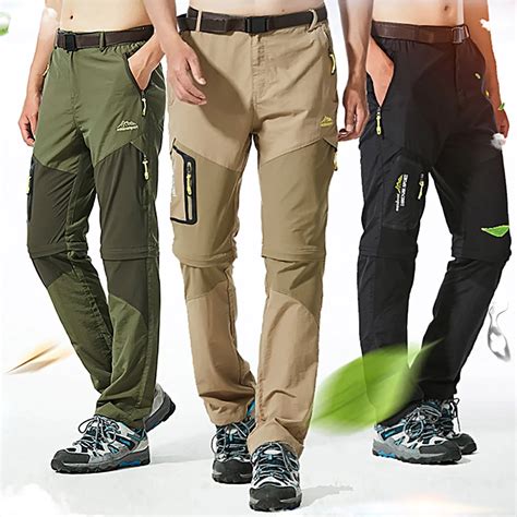 Stretch Hiking Pants Men Summer Quick Dry Trousers Mens Mountain Climbing Outdoor Pants Male