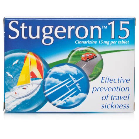 Stugeron Travel Sickness 15 Tablets Healthcare Chemist Direct