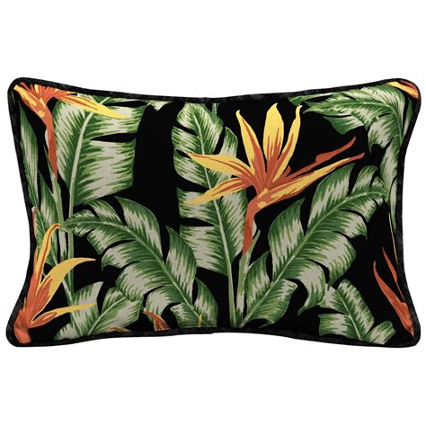 Stylewell Coussin Lombaire D Coratif Motif Tropical Destin Home