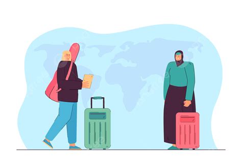 Suitcase Travel Luggage Vector Design Images European And Arabic