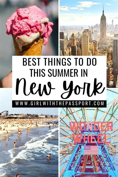 Summer In Nyc New York Summer New York In August New York City