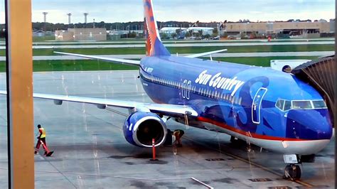 Sun Country Airlines Boeing 737 800 Flight From Minneapolis To Destin