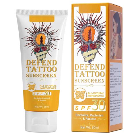 Sun Protection Cream For Tattoos To Fading And Skin From Sunburn