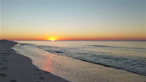 Sunrise Time Lapse In Signature Beach Destin Fl Youtube