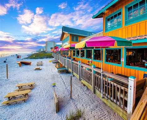 Sunset At The Back Porch Restaurant With Images Beachfront Condo