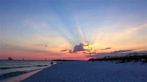 Sunset Timelapse In Destin Youtube