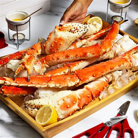 Super Colossal Red King Crab Legs Free Overnight Shipping King Crab