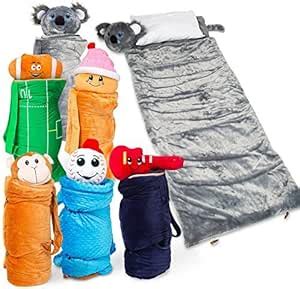 Super Fun Amp Unique Sleeping Bag Overnight Amp Travel Kit For Kids Buddybagz S All In 1 Traveling