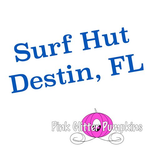 Surf Hut Destin Fl Pink Glitter Pumpkins