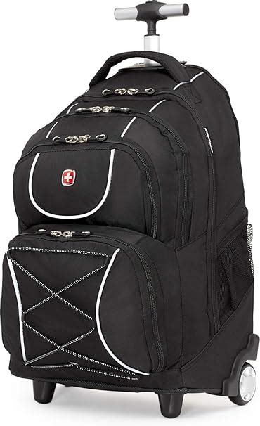 Swiss Gear International Carry On Size Wheeled Laptop Backpack Holds