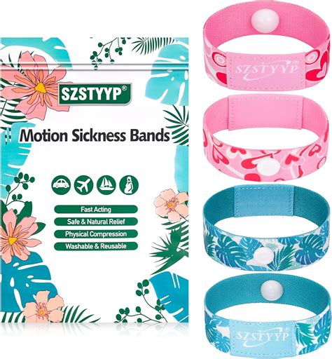 Szstyyp Motion Sickness Bands For Kids Travel Sickness Bands Kids Sea