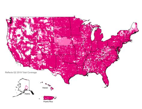 T Mobile 4G Lte And 5G Coverage Map Coveragemap Com