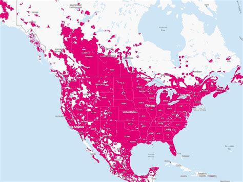 T Mobile Coverage In Canada Map Map