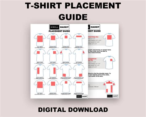 T Shirt Design Placement Document For Htv Tshirt Designs Basic