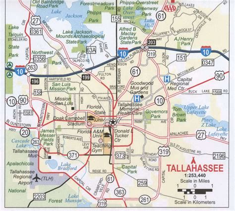 Tallahassee Road Map