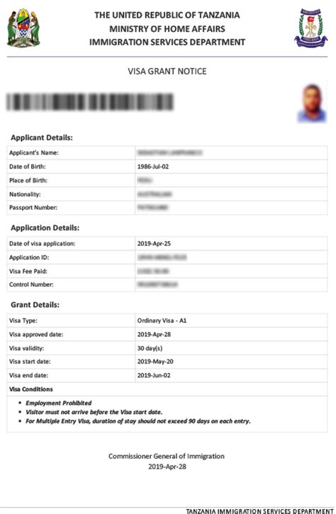 Tanzania Visa Application And Evisa Requirements