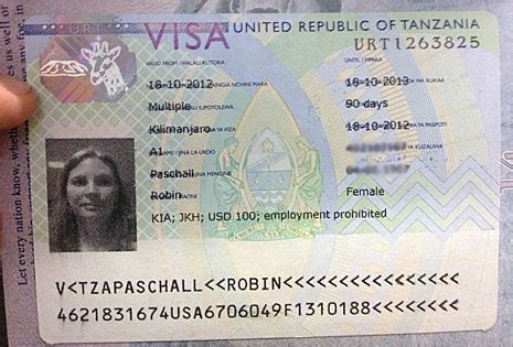 Tanzania Visa Awr