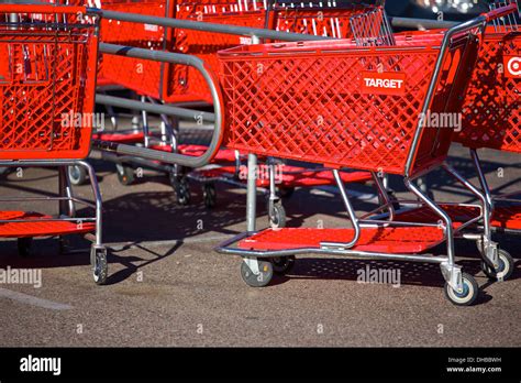 Target Shopping Carts Stock Photo Alamy