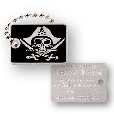 Tb4mpf1 Travel Pirate Geocoin Travel Pirate