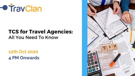 Tcs For Travel Agencies All You Need To Know Live Session Youtube