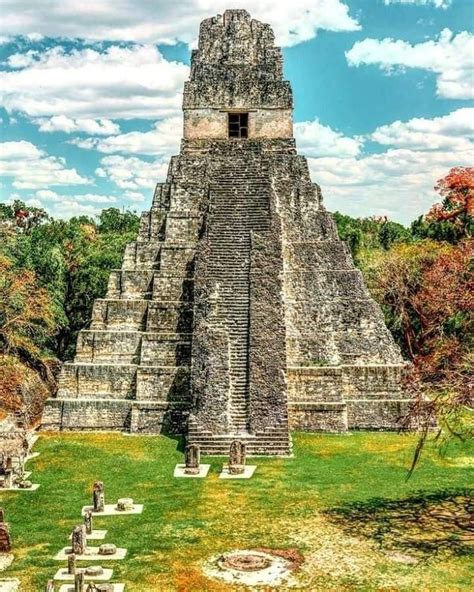 Templo V En Tikal Guatemala Mayan Ruins Tikal Mayan Cities