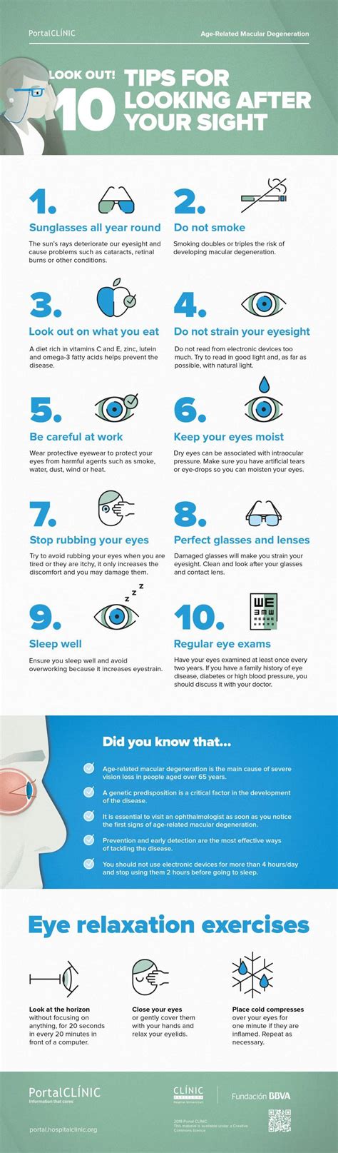 Ten Tips For The Care Of Your Eyes Hospital Cl Nic Barcelona