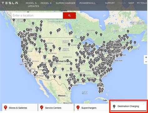 5 Tesla Charger Maps