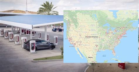 Tesla Unveils New Map Of Upcoming Supercharger Stations Adds Stations