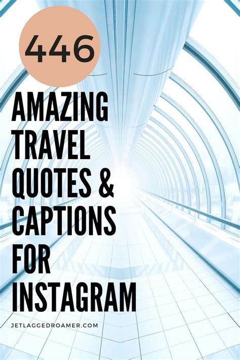 Text Says 446 Amazing Travel Quotes And Captions For Instagram Airport