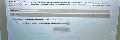 Texts: Travel Opportunities A Survey Found That 20% Of People Who Work ...