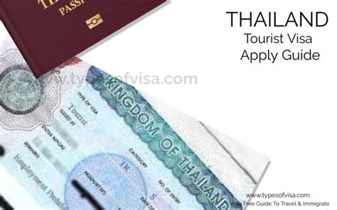 Thailand Tourist Visa Apply Easy Guide Eligibility Documents Types