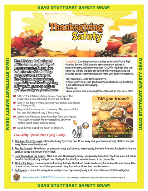 Thanksgiving Safety At Home Holiday Travel Stuttgartcitizen Com