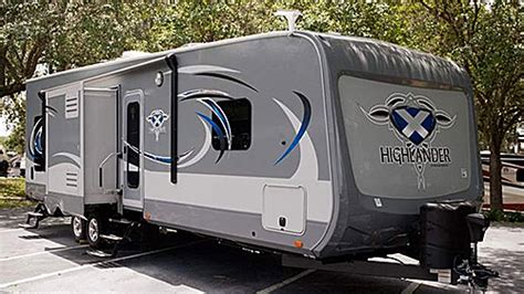 The 2016 Highlander Toy Hauler Travel Trailers Are Here Rv Lifestyle