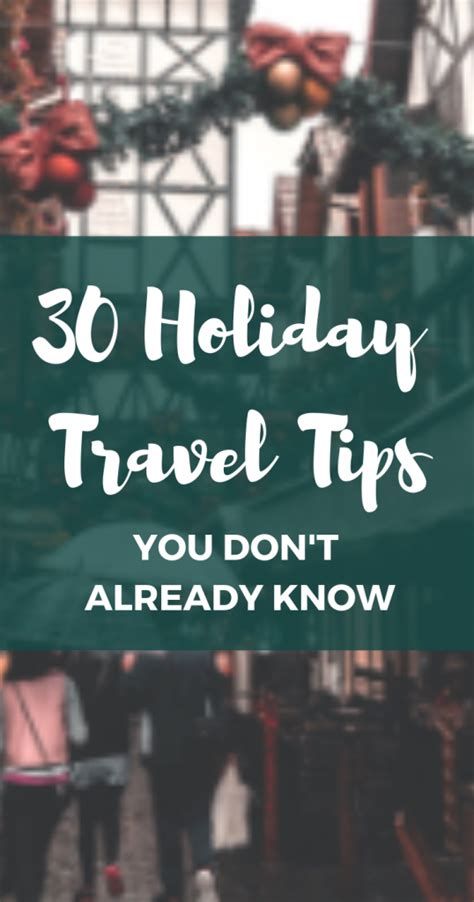 The 30 Holiday Travel Tips You Don T Already Know La Vie En Travel