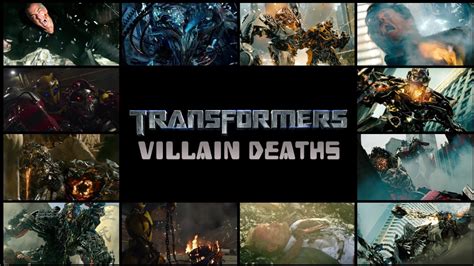 The 4 Most Pathetic Villain Deaths Intransformers Optimusprime Youtube