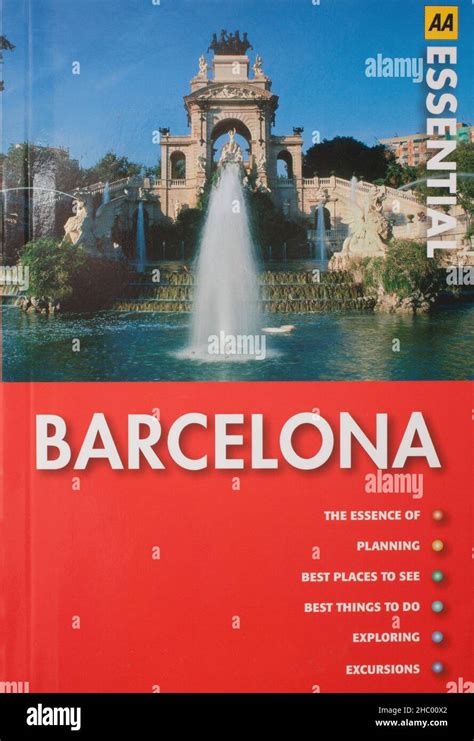 The Aa Travel Guide To Barcelona Spain Stock Photo Alamy