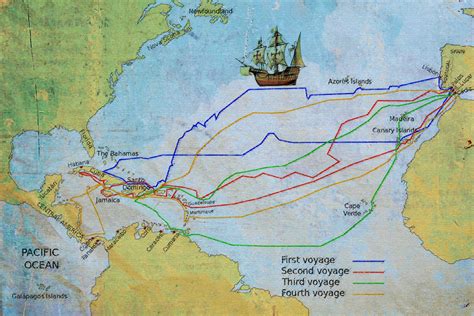 The Adventures Of Christopher Columbus Travel Route