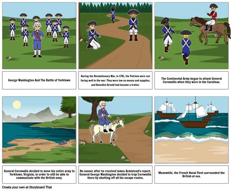 The Battle Of Yorktown Storyboard Przez Lp819